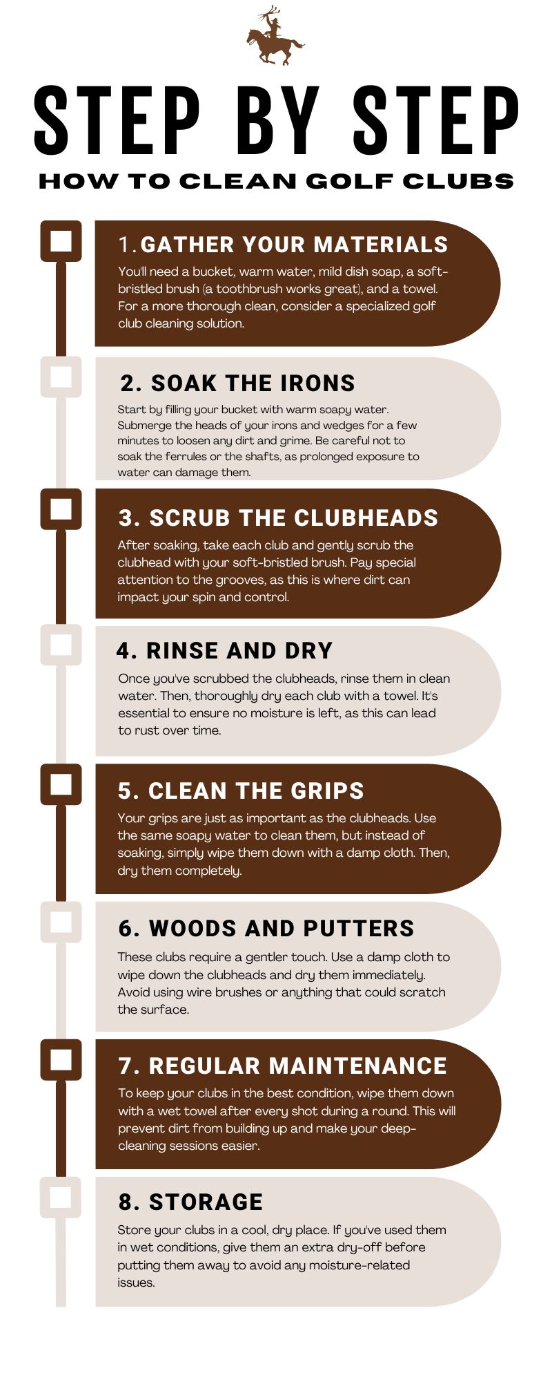 How to clean your golf clubs?